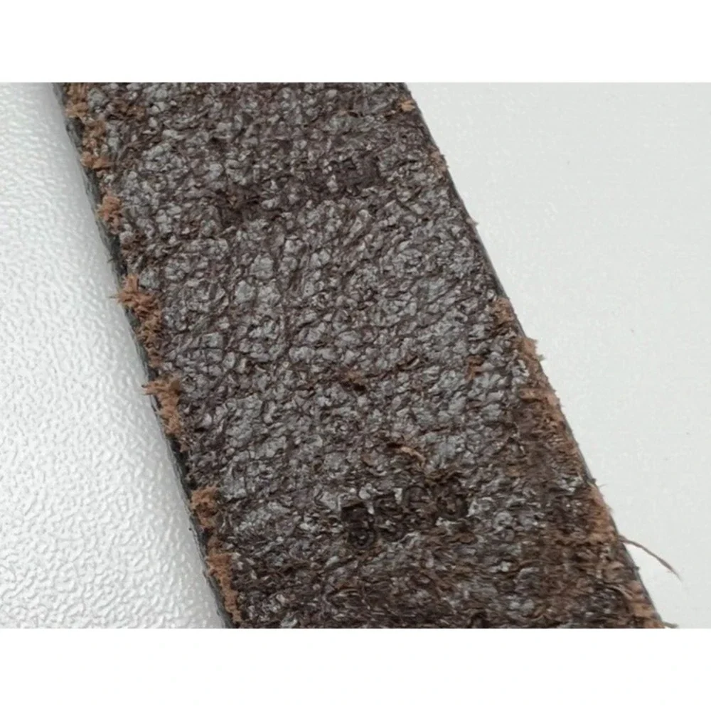 Coach Belt Brown  Cowhide Leather Brass Buckle Made In Italy 7/8